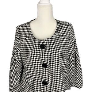 Worthington Houndstooth Jacket Medium
